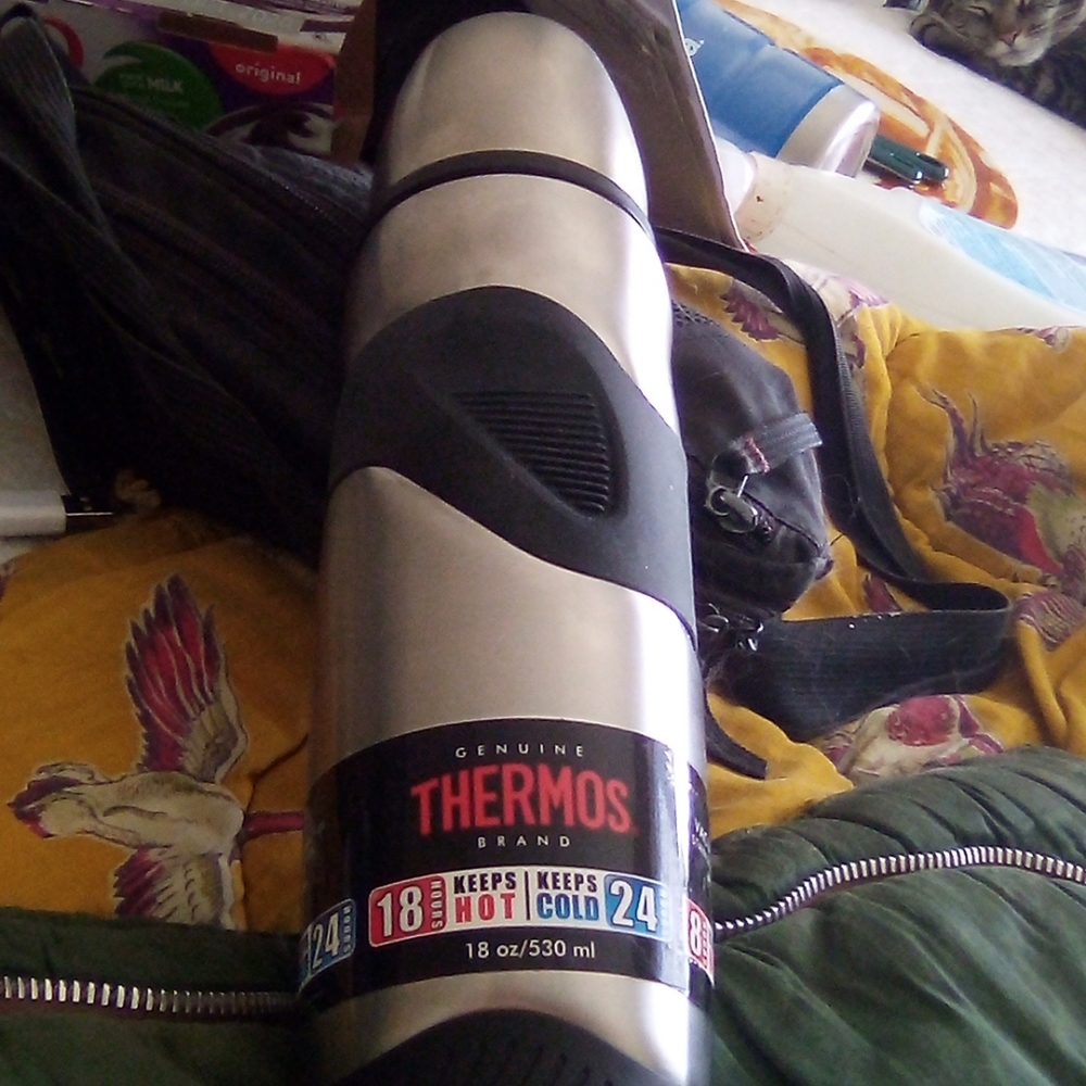 Genuine Thermos vacuum insulated.